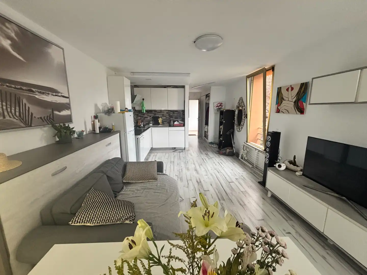 Sala de estar de Piso de alquiler en Puerto de la Cruz con Terraza y Balcón