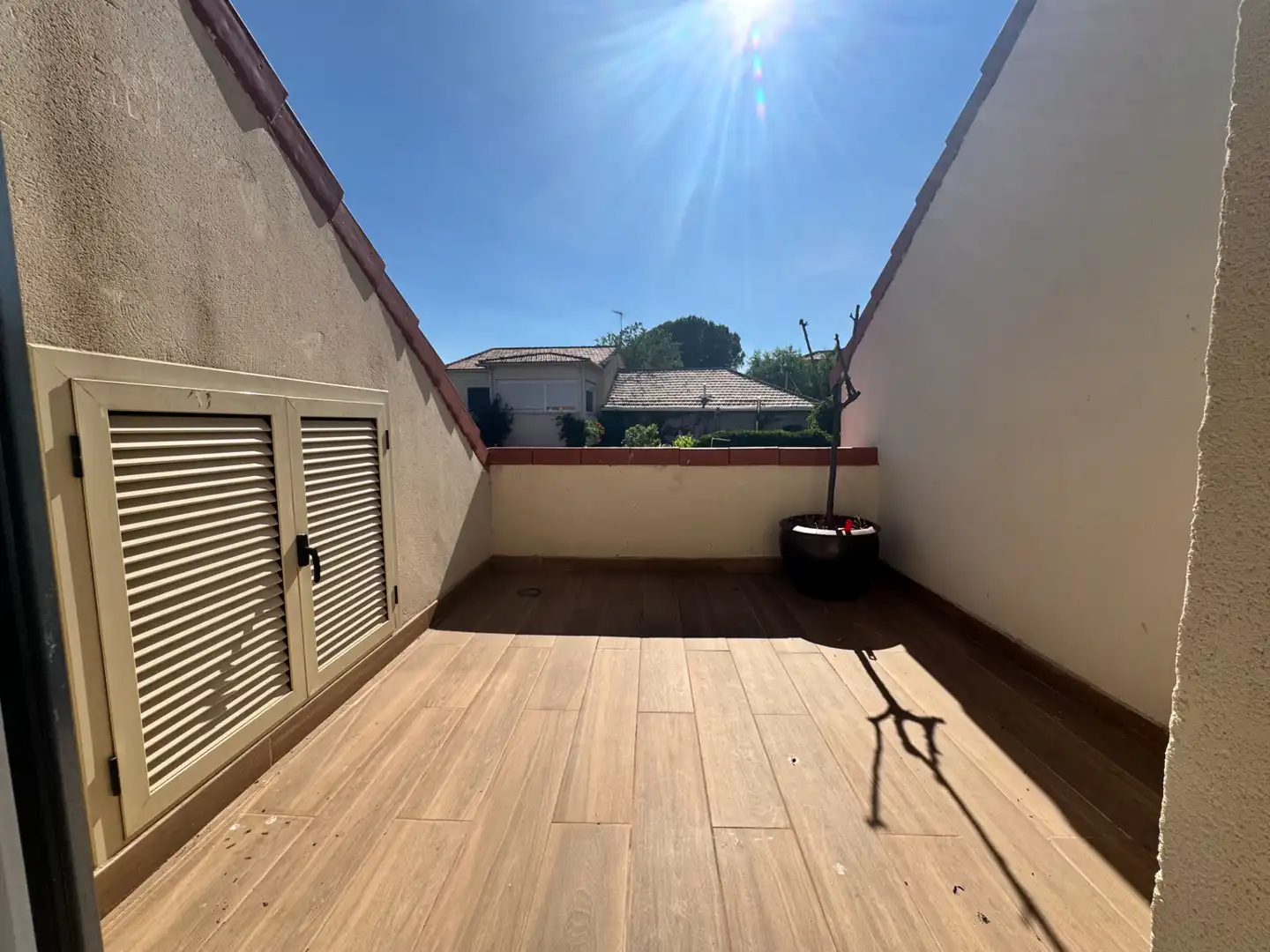 Terrassa de Casa adosada en venda en Zarzalejo amb Aire condicionat, Calefacció i Jardí privat