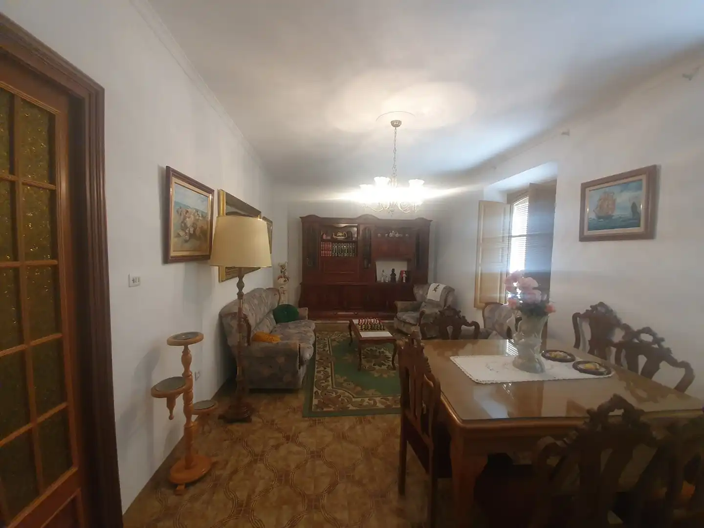 Sala d'estar de Casa o xalet en venda en Guadix amb Jardí privat i Terrassa