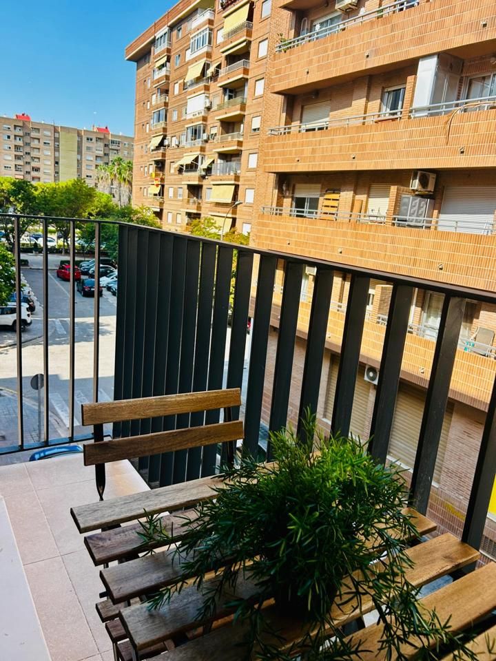 Balcony of Flat to rent in  Valencia Capital  with Air Conditioner, Furnished and Balcony