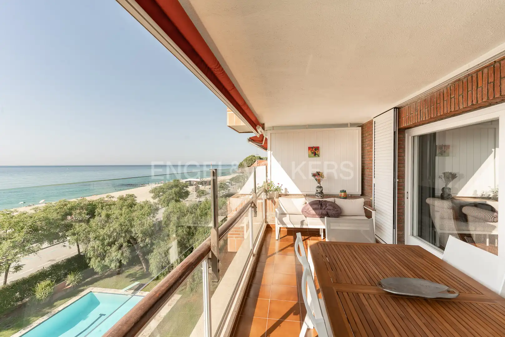 Terrace of Flat for rent in Sant Vicenç de Montalt  with Heating, Private garden and Terrace