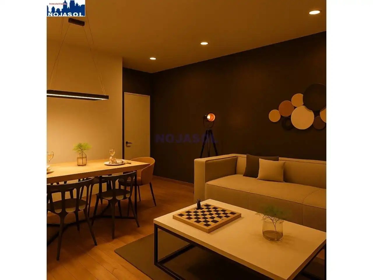 Wohnzimmer von Wohnungen zum Verkauf in Argoños  mit Heizung, Terrasse und Gemeinschaftspool