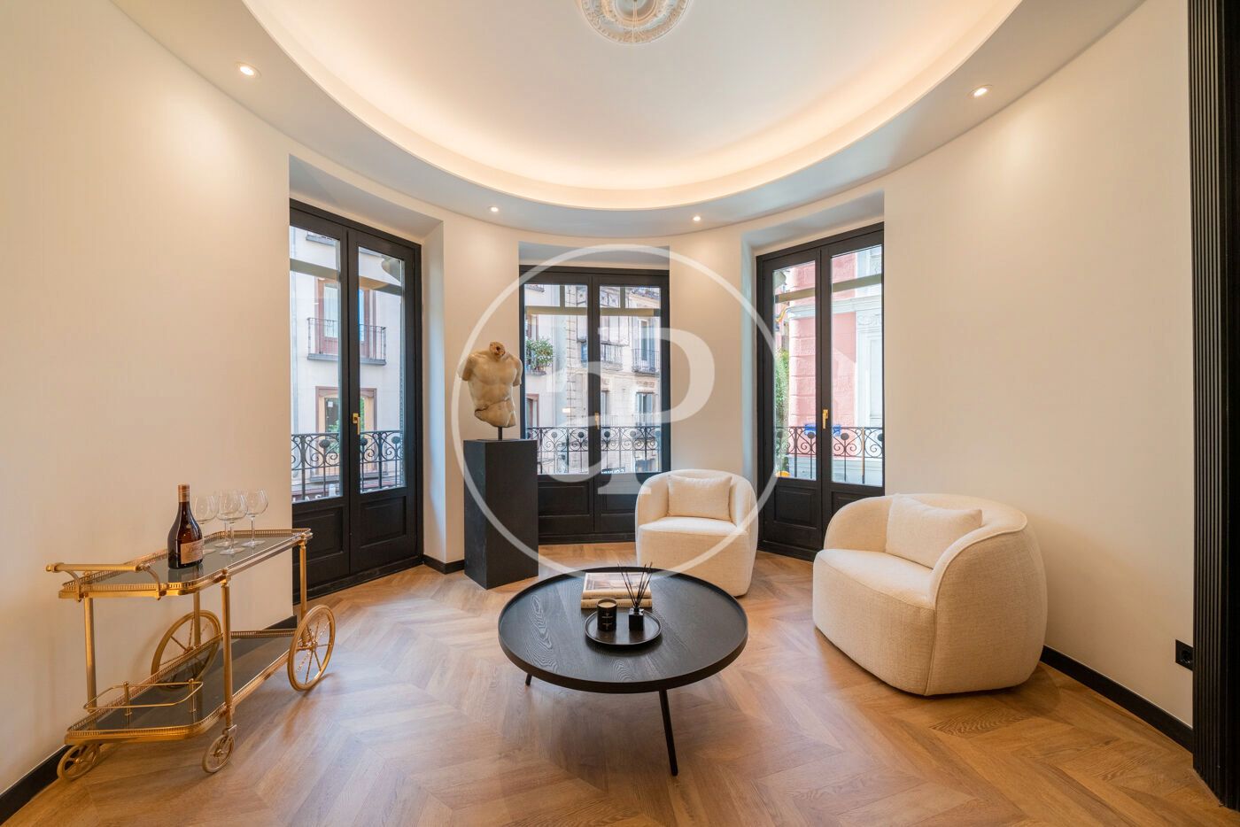 Living room of Flat for sale in  Madrid Capital  with Air Conditioner, Heating and Storage room