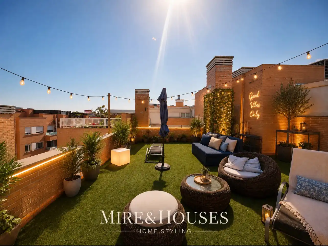 Terrace of Attic for sale in La Moraleja  with Air Conditioner, Heating and Private garden