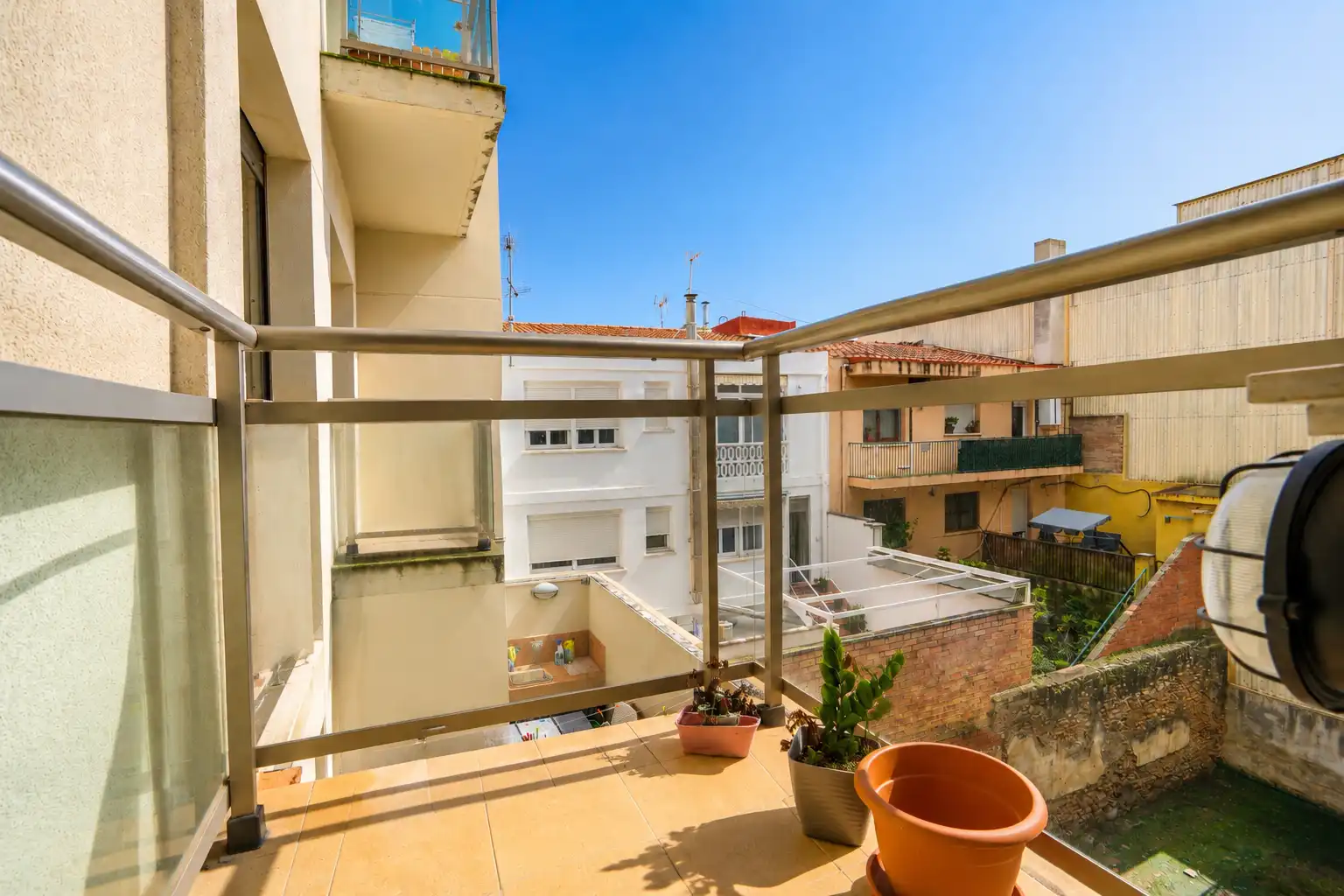 Terrasse von Wohnung zum Verkauf in La Pobla de Mafumet mit Klimaanlage und Balkon
