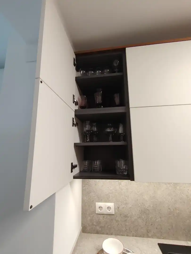 Cocina de Apartamento de alquiler en Málaga con Jardín privado, Terraza y Amueblado