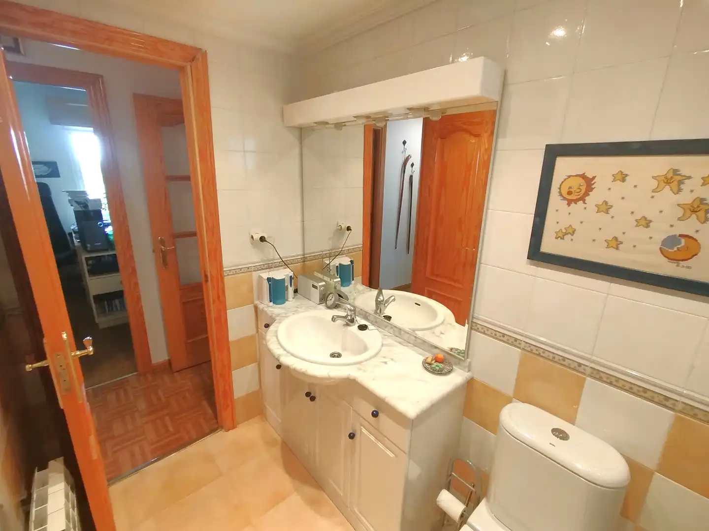 Badezimmer von Wohnung zum Verkauf in Móstoles mit Klimaanlage, Heizung und Privatgarten