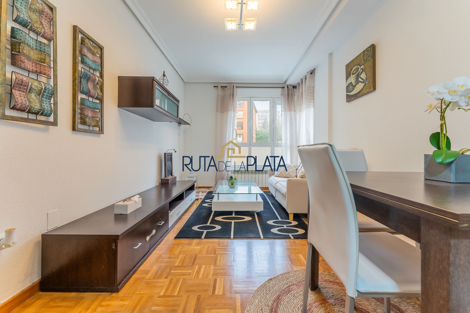 Exterior view of Flat for sale in Zamora Capital   with Heating, Parquet flooring and Furnished