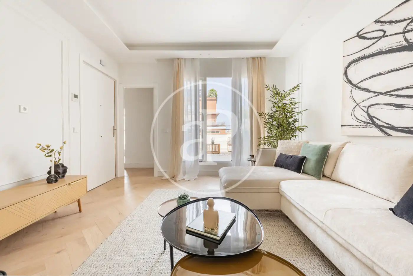 Living room of Attic for sale in Madrid  with Air Conditioner, Heating and Terrace
