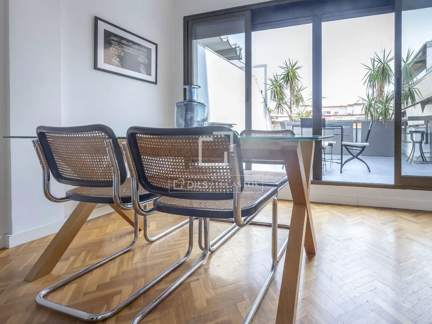 Menjador de Àtic de lloguer en Valencia amb Aire condicionat, Calefacció i Parquet
