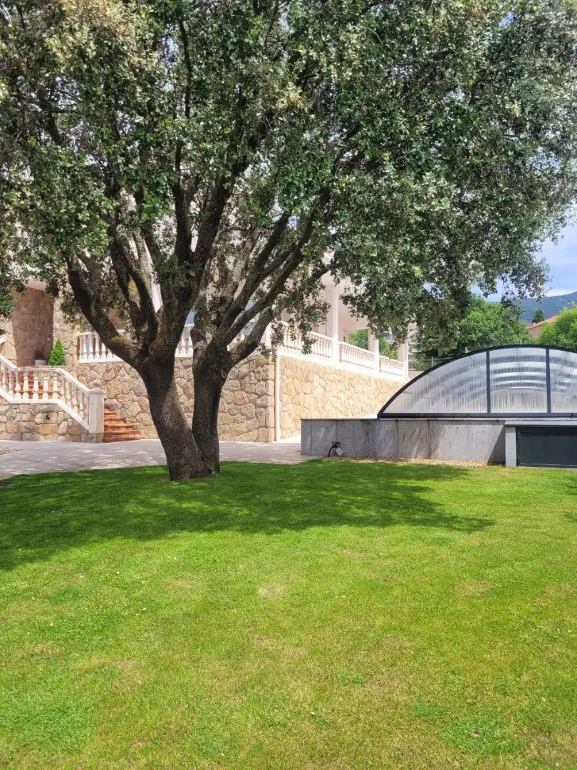 Exterior view of Houses for sale in Otero de Herreros  with Air Conditioner, Heating and Private garden