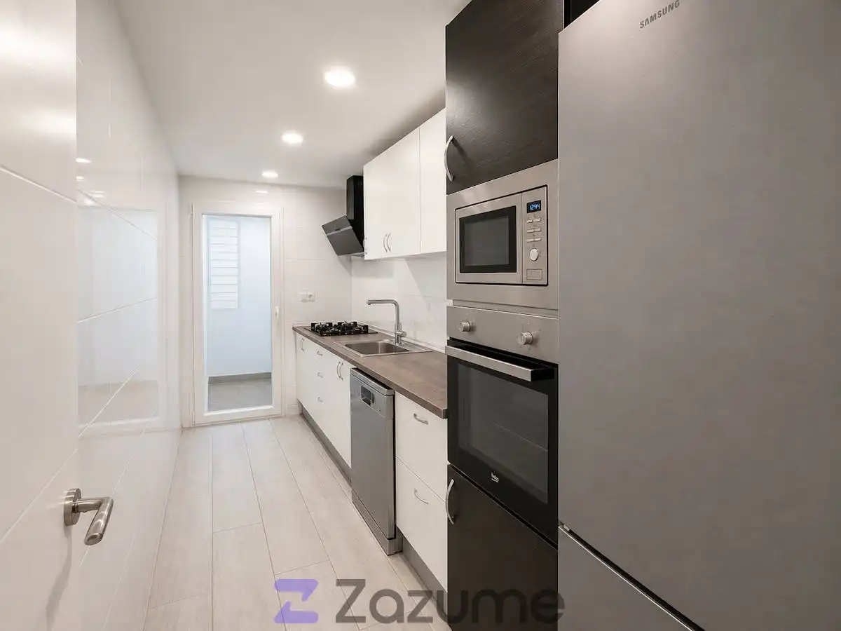 Cocina de Piso de alquiler en Málaga Capital con Aire acondicionado, Calefacción y Terraza
