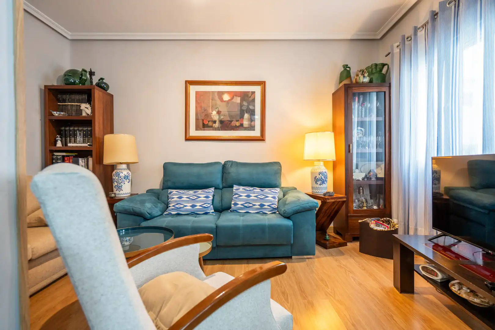 Sala d'estar de Pis en venda en Madrid amb Aire condicionat i Calefacció