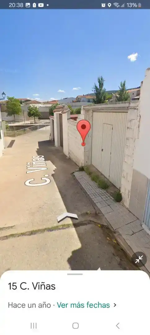 Vista exterior de Casa adosada en venda en Arroyo del Ojanco amb Balcó