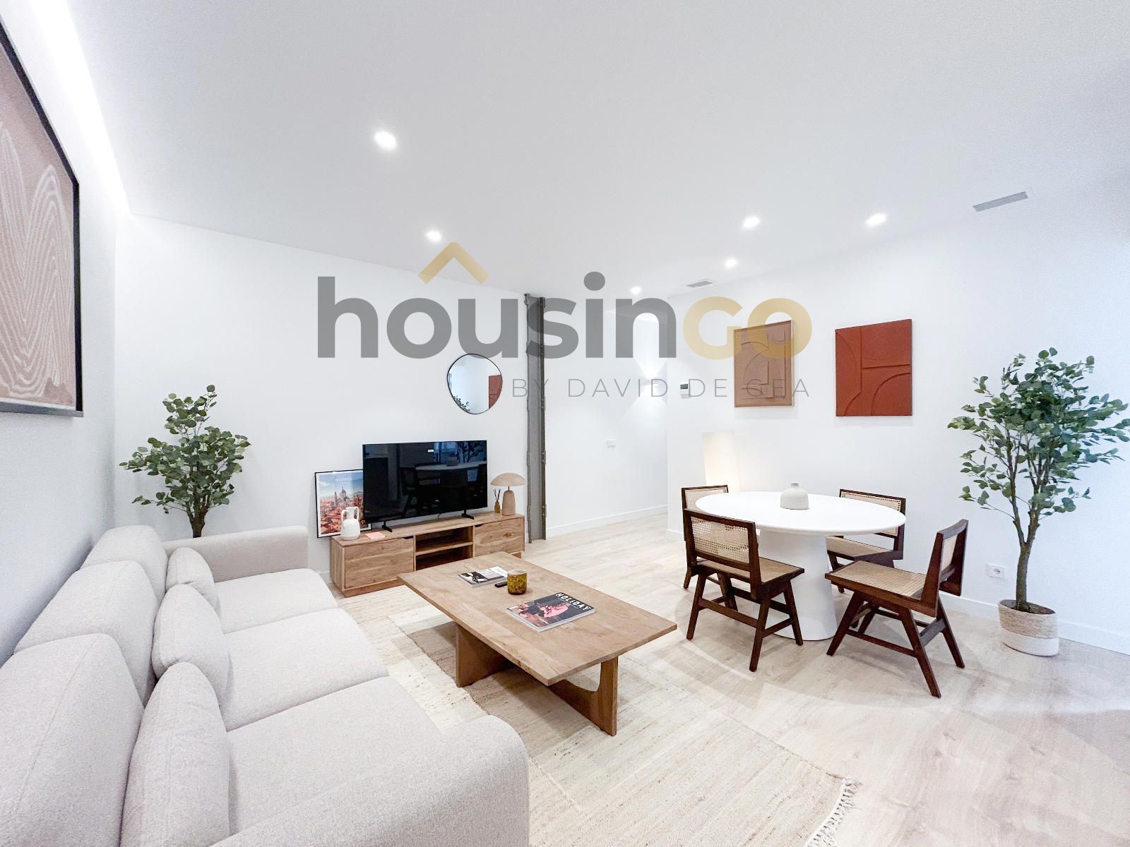 Living room of Flat for sale in  Madrid Capital  with Air Conditioner, Heating and Terrace