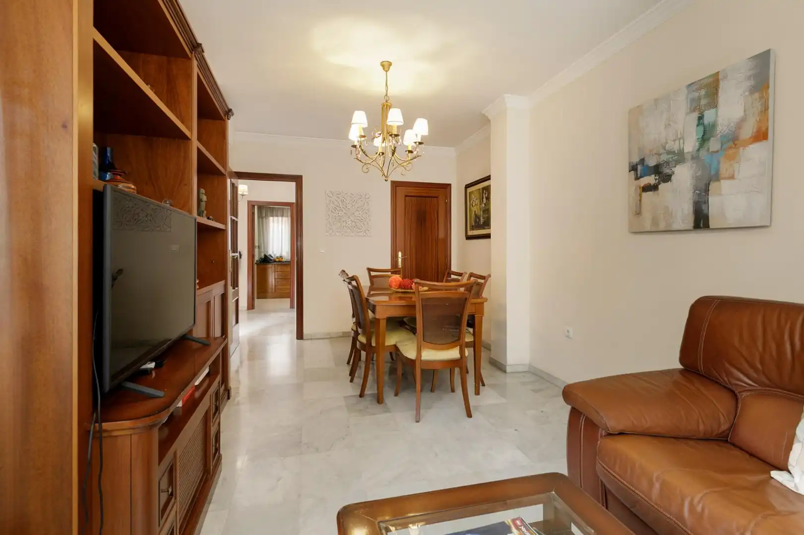Sala d'estar de Casa adosada en venda en Granada amb Aire condicionat, Calefacció i Terrassa