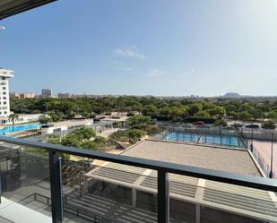Exterior view of Flat to rent in Alicante / Alacant  with Heating, Private garden and Terrace