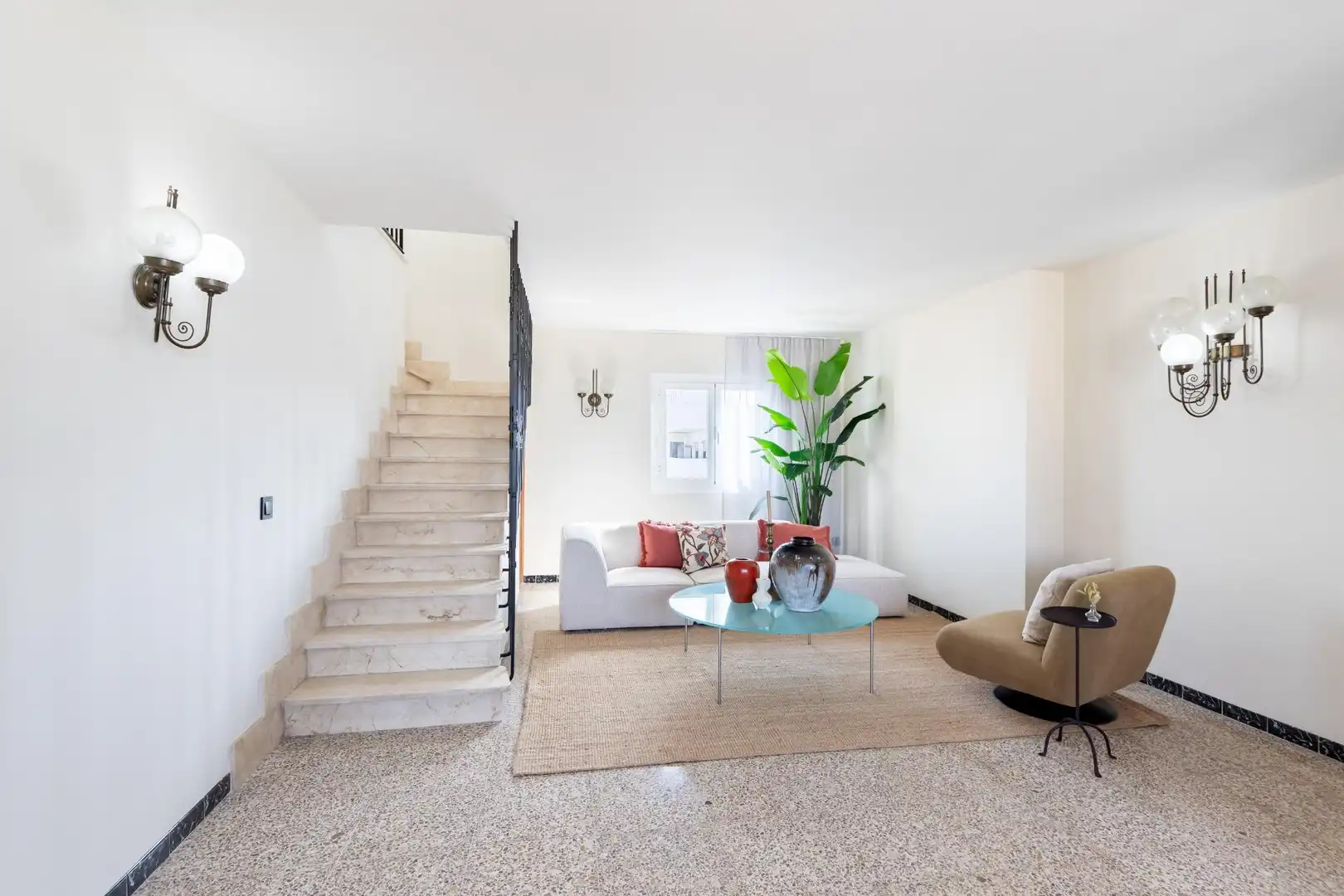 Sala d'estar de Àtic en venda en  Palma de Mallorca amb Terrassa i Balcó