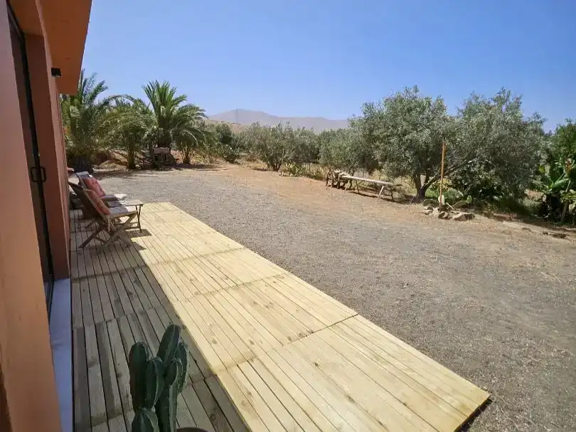 Terrasse von Country house zur Miete in Pájara mit Klimaanlage, Abstellraum und Möbliert