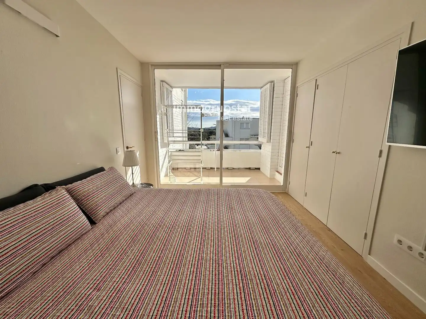 Dormitori de Apartament en venda en Castell d'Aro, Platja d'Aro i s'Agaró amb Calefacció, Parquet i Terrassa