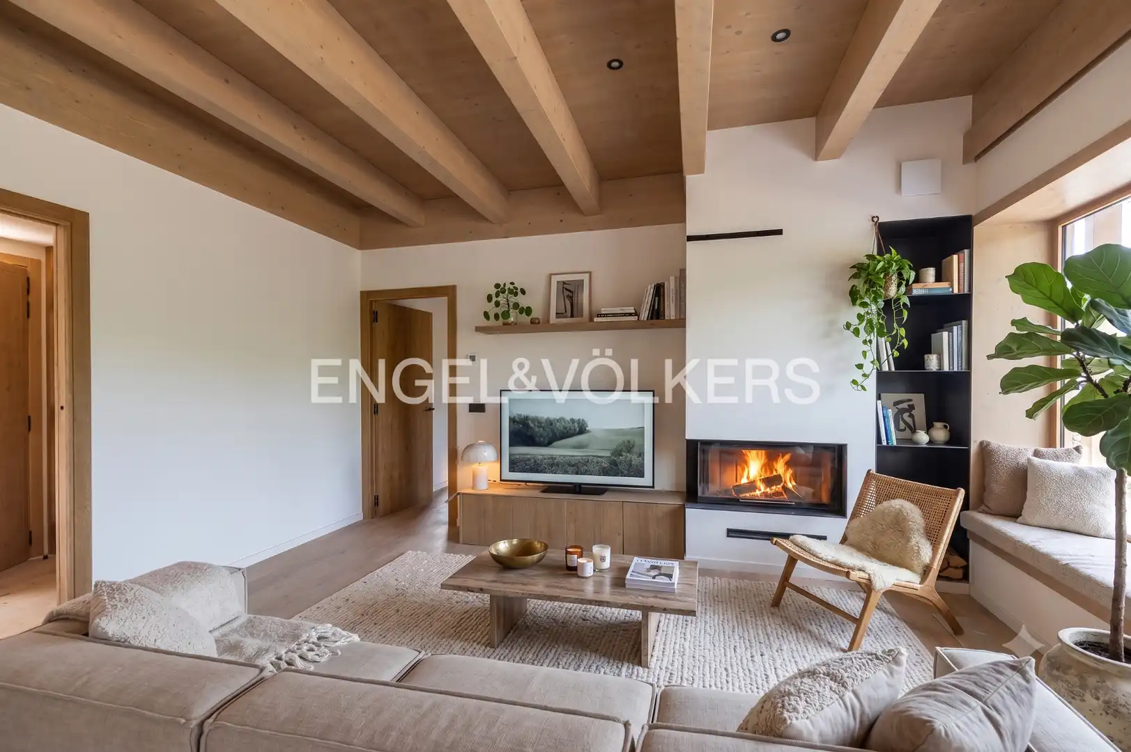 Living room of Houses for sale in Prullans  with Air Conditioner, Heating and Private garden