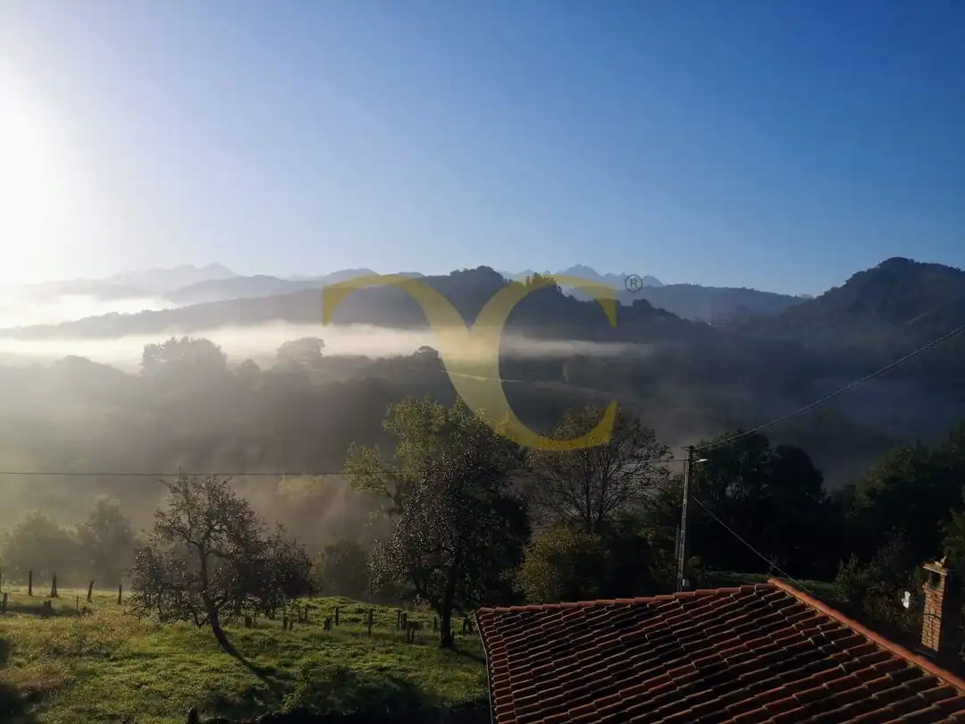 Vista exterior de Casa o xalet en venda en Cangas de Onís amb Calefacció, Jardí privat i Terrassa