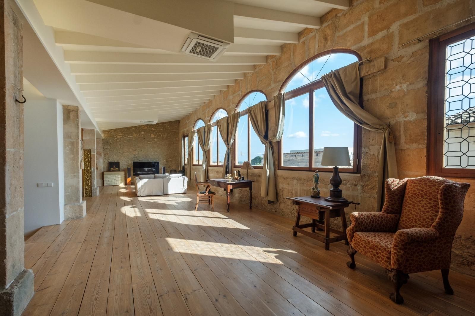 Sala d'estar de Casa o xalet en venda en Porreres amb Aire condicionat