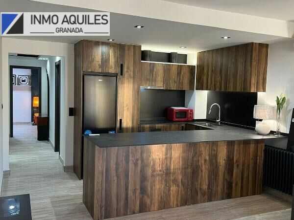 Kitchen of Attic to rent in  Granada Capital  with Air Conditioner, Heating and Community pool