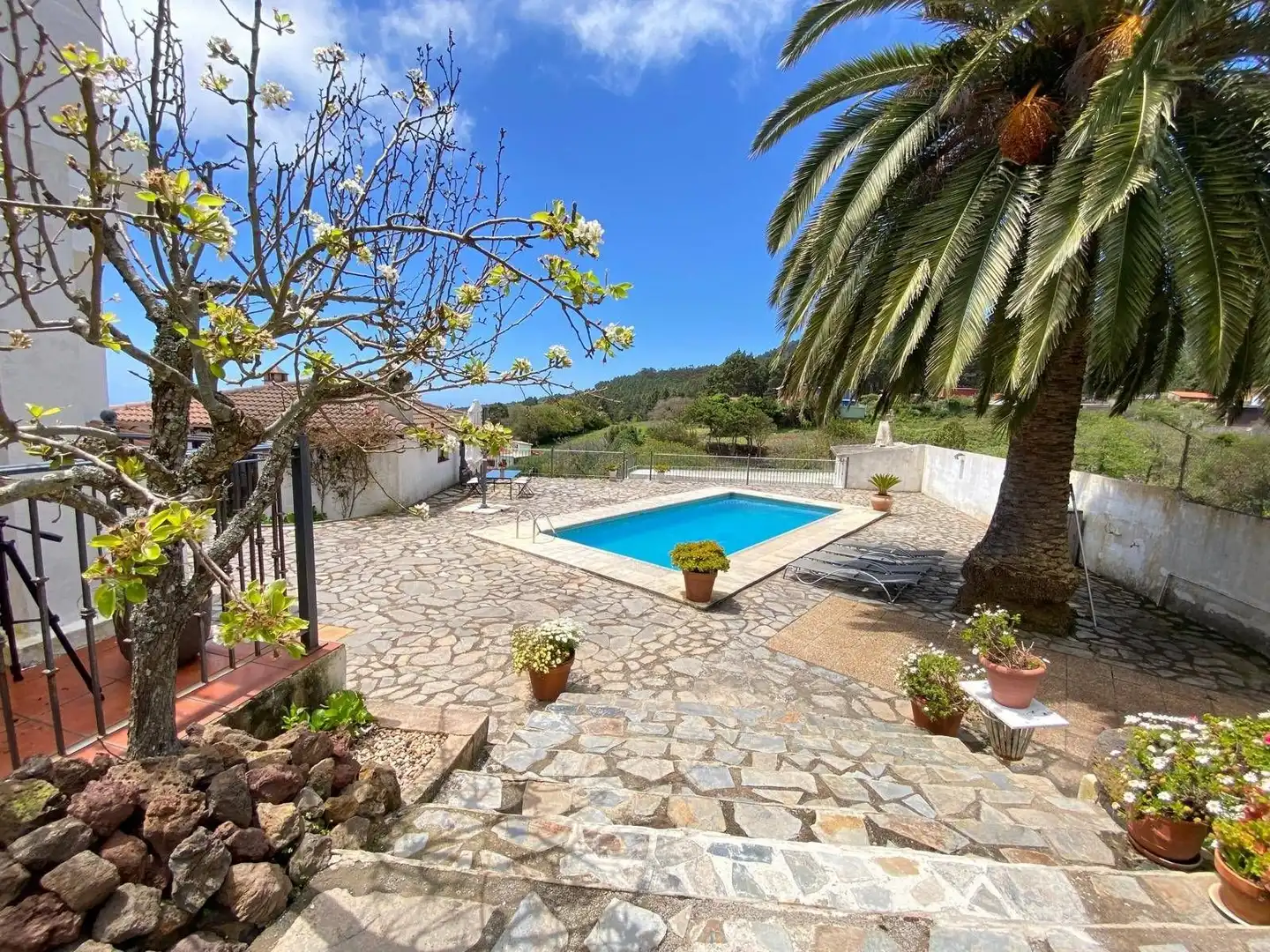 Vista exterior de Casa o chalet en venta en El Rosario con Calefacción, Jardín privado y Terraza