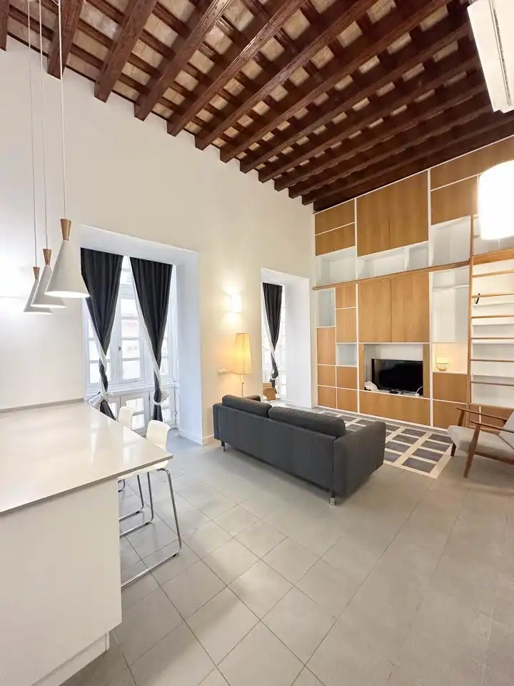 Sala d'estar de Dúplex en venda en Cádiz amb Aire condicionat