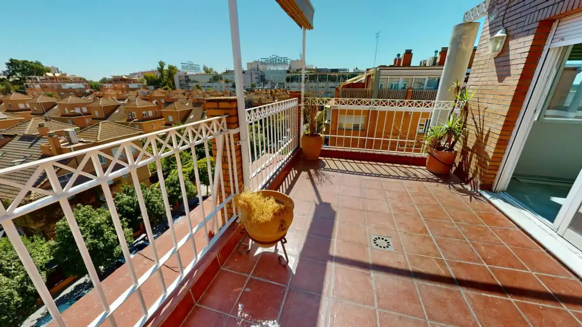 Terrace of Flat for rent in Sevilla  with Air Conditioner, Heating and Terrace
