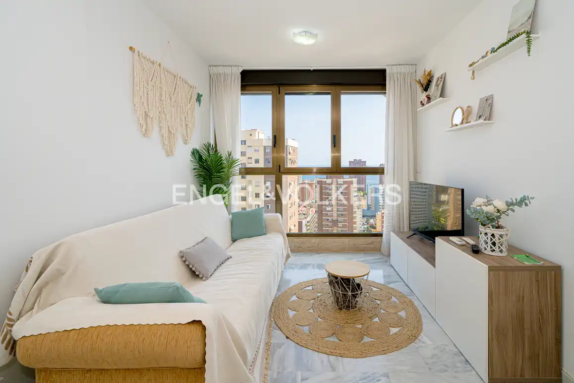 Living room of Attic for sale in Benidorm  with Air Conditioner and Community pool