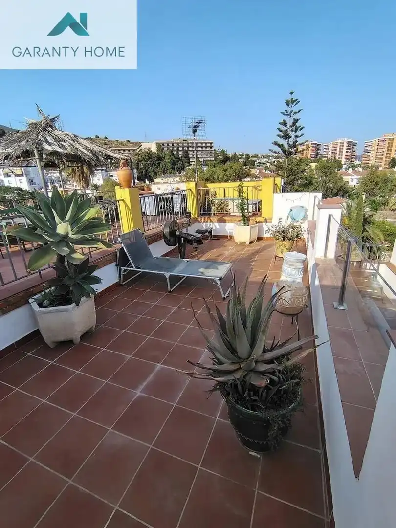 Terraza de Dúplex de alquiler en Málaga con Aire acondicionado, Terraza y Amueblado