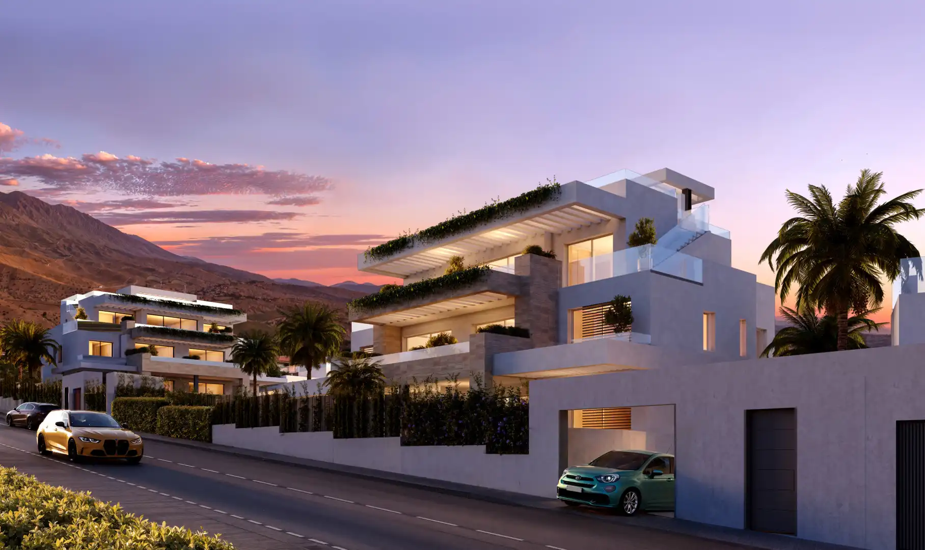 Vista exterior de Apartamento en venta en Estepona con Terraza, Piscina y Piscina comunitaria