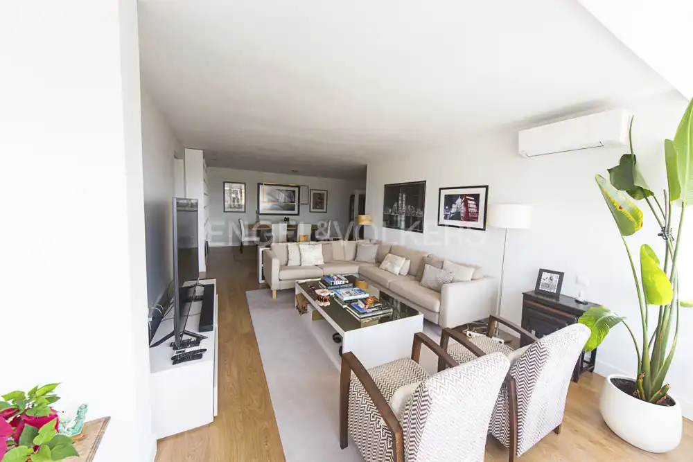 Living room of Attic for sale in Madrid  with Air Conditioner, Heating and Terrace