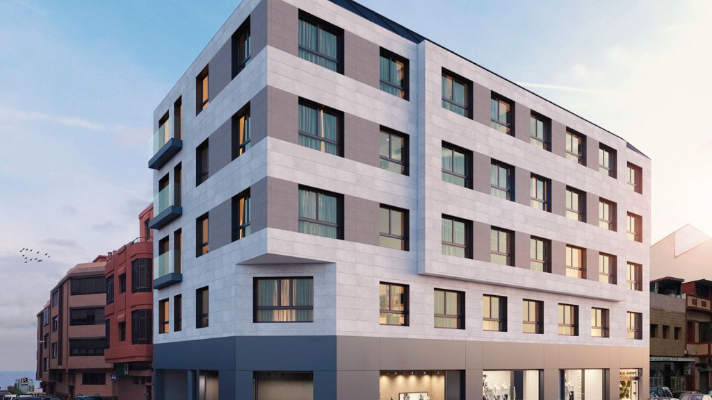 Vista exterior de Piso en venta en Las Palmas de Gran Canaria con Trastero