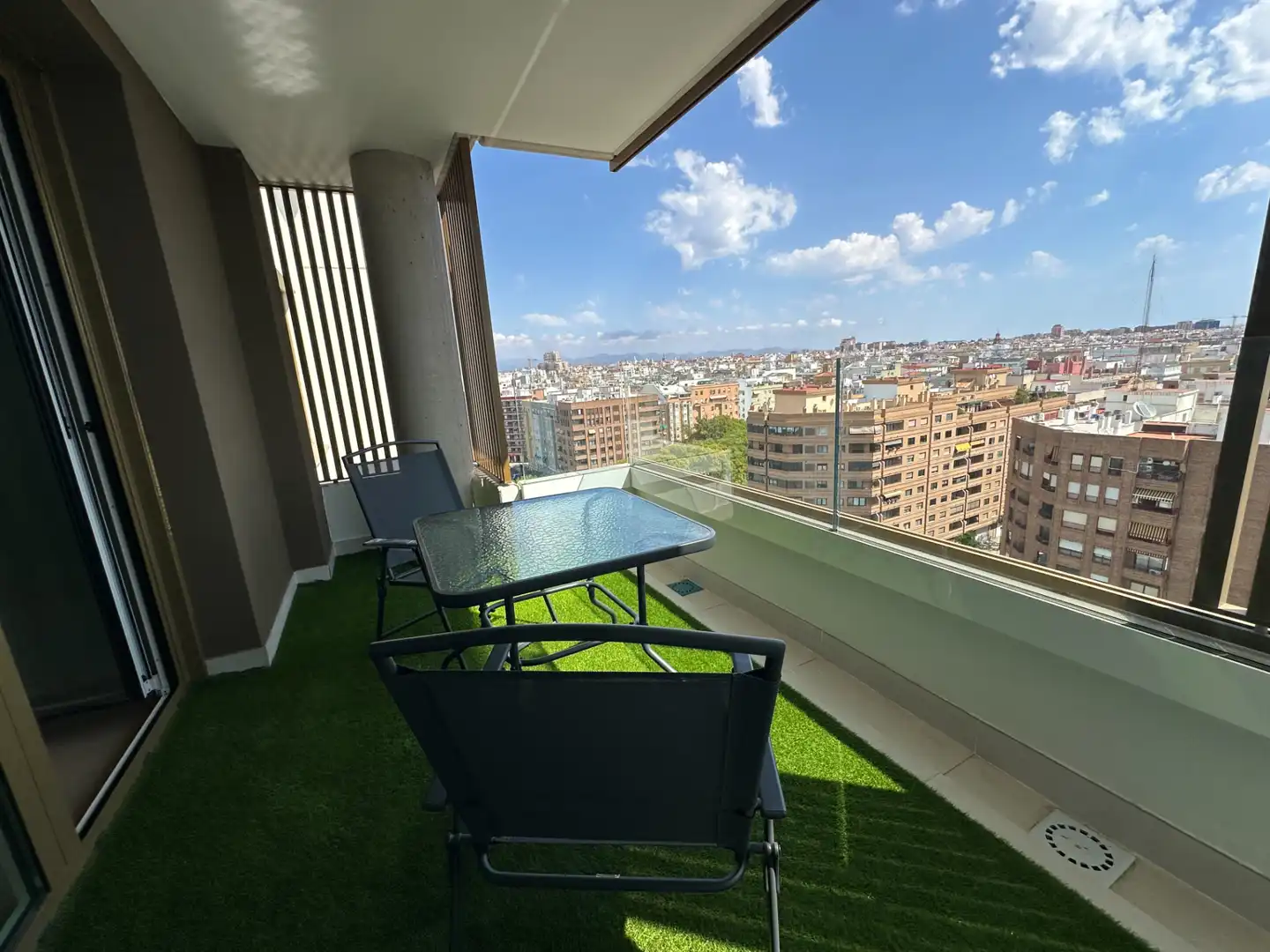 Terraza de Piso de alquiler en Valencia con Aire acondicionado, Calefacción y Jardín privado