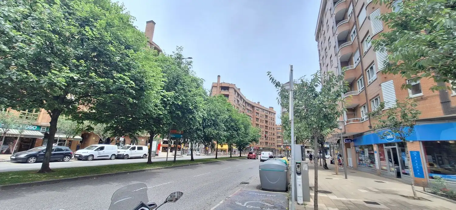 Exterior view of Flat for rent in Gijón   with Heating, Terrace and Swimming Pool