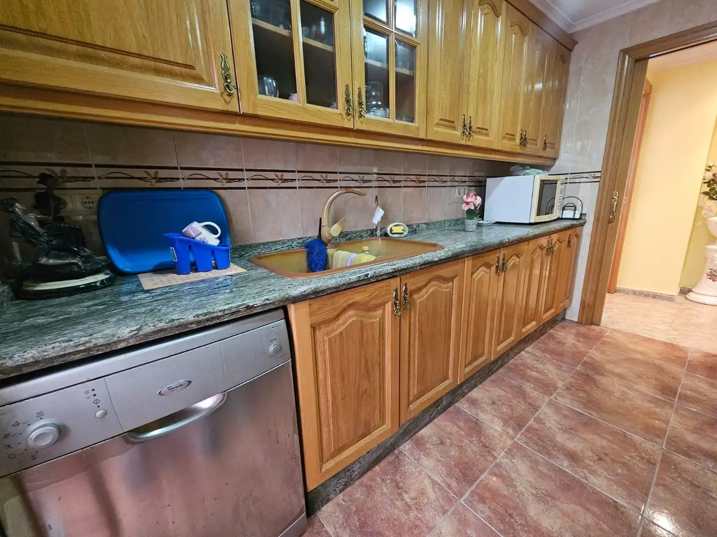 Kitchen of Flat for sale in Valencia  with Air Conditioner, Storage room and Balcony