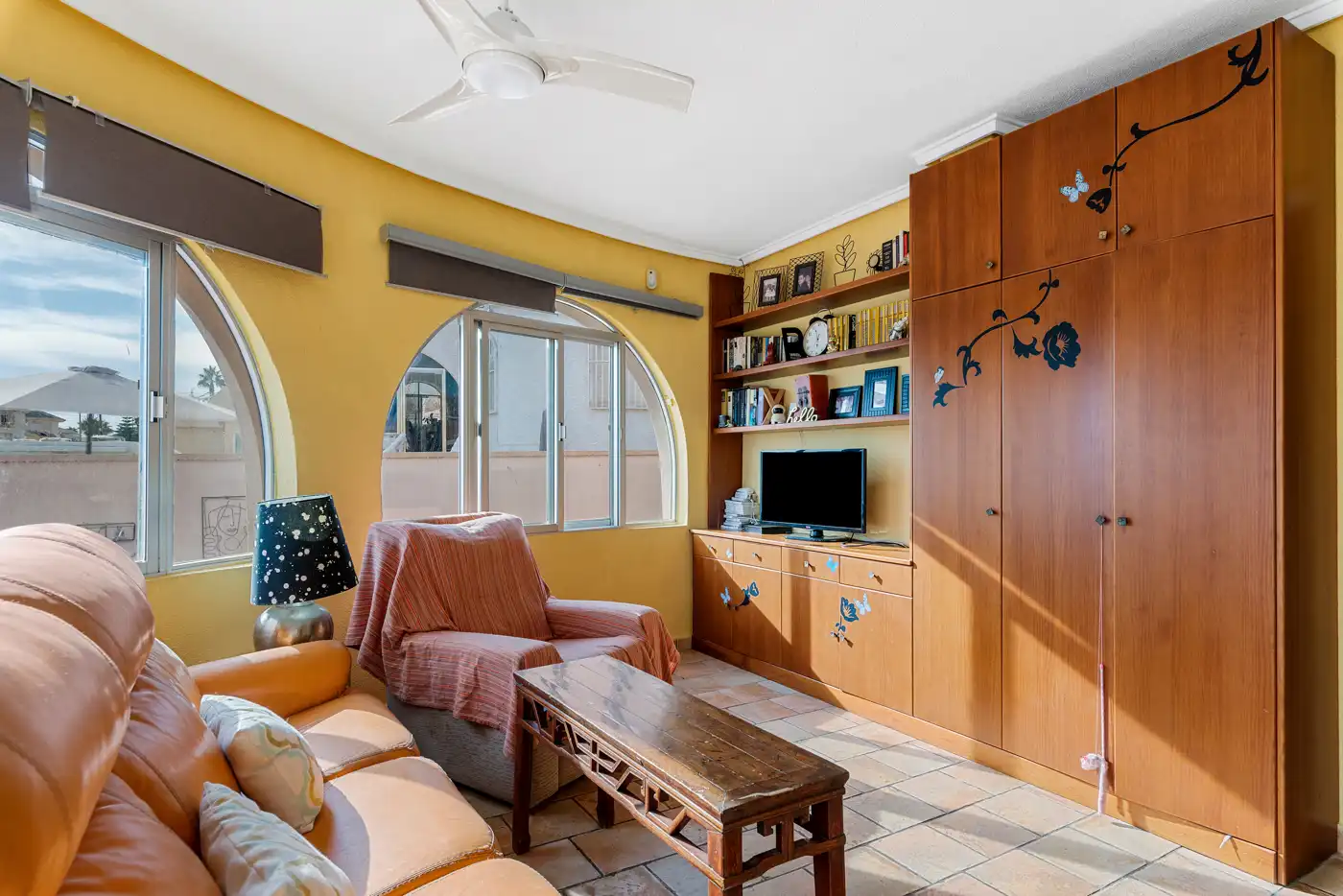 Sala de estar de Casa o chalet en venta en Rojales con Aire acondicionado, Jardín privado y Terraza