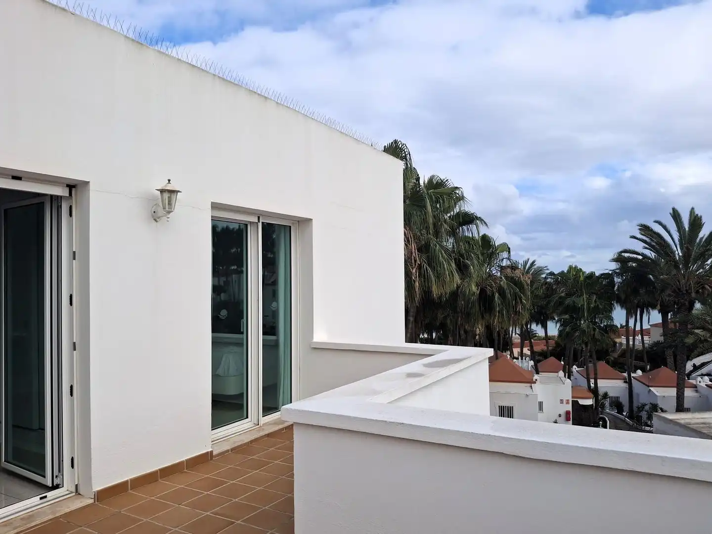 Terrasse von Wohnung zum Verkauf in Pájara mit Privatgarten, Terrasse und Gemeinschaftspool