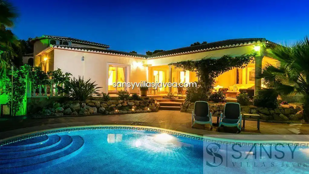 Exterior view of Houses for sale in Jávea / Xàbia  with Air Conditioner and Storage room