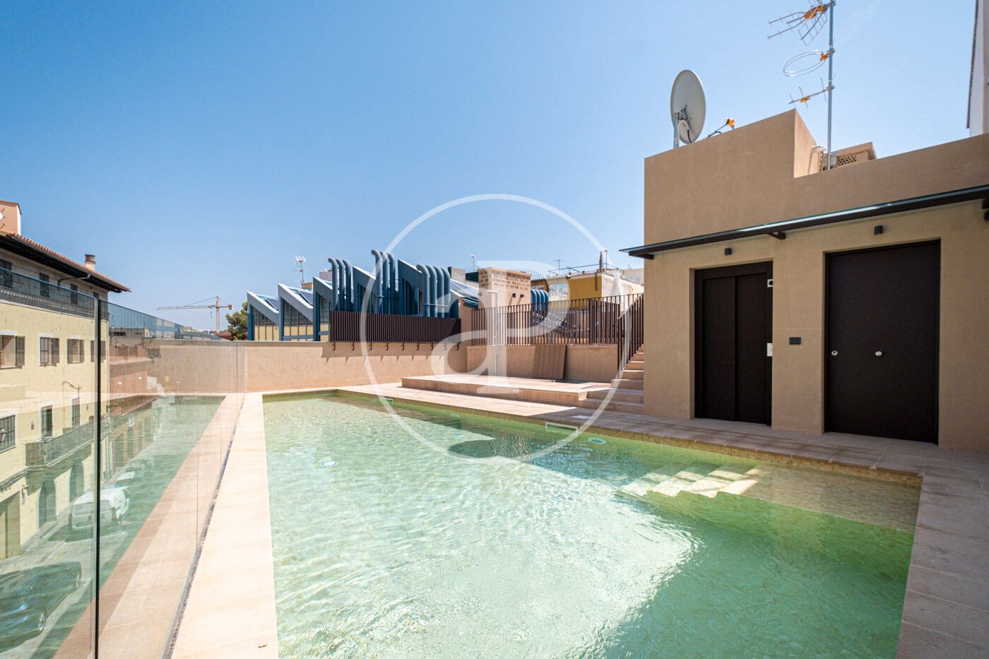 Swimming pool of Duplex to rent in  Palma de Mallorca  with Air Conditioner, Heating and Terrace