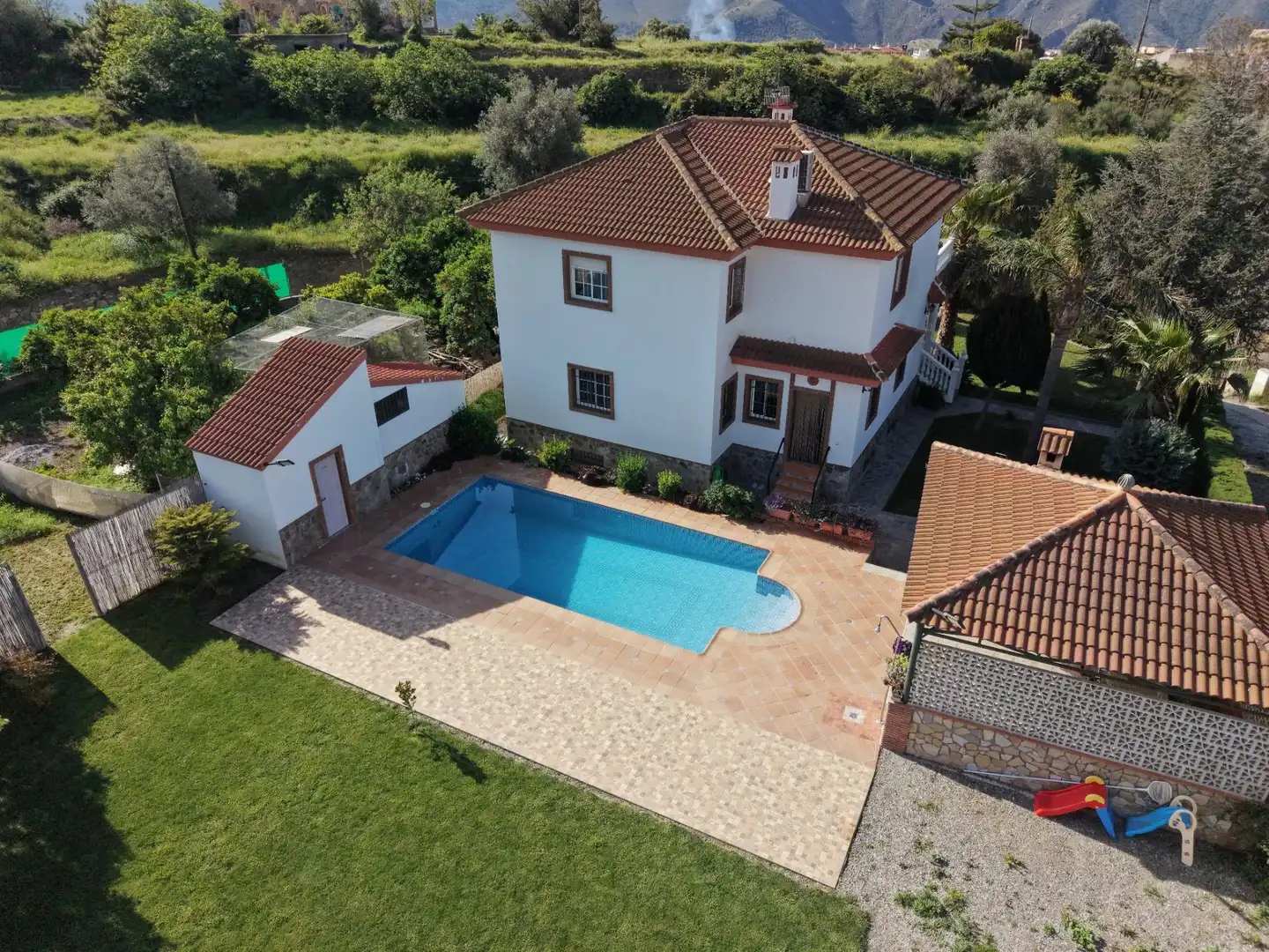 Piscina de Casa o xalet en venda en Órgiva amb Aire condicionat, Calefacció i Jardí privat