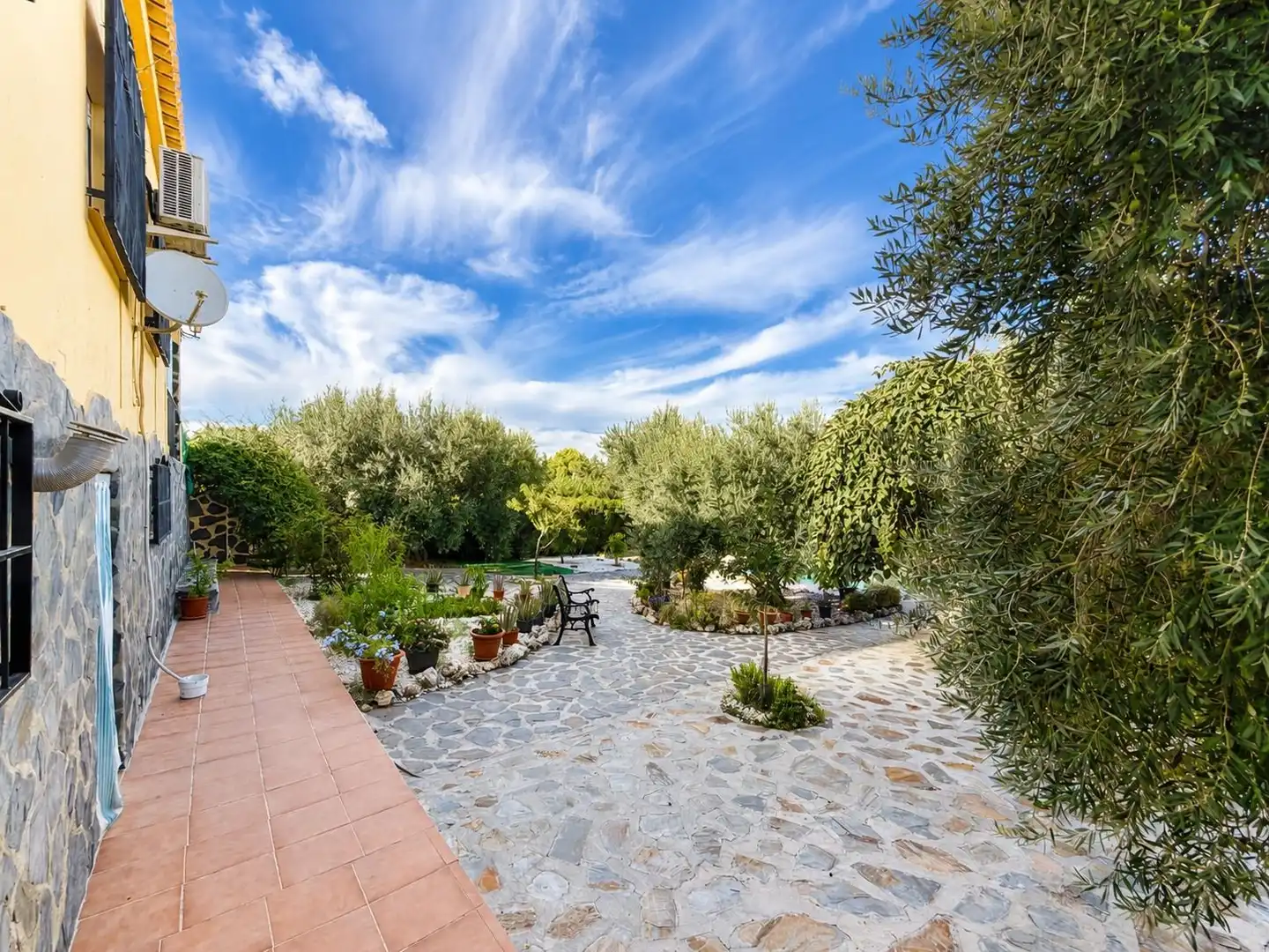 Jardí de Finca rústica en venda en Las Gabias amb Jardí privat, Terrassa i Traster