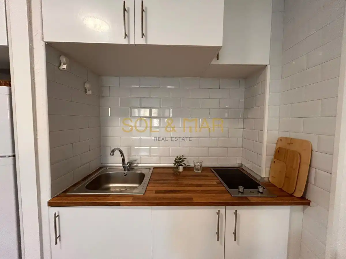 Kitchen of Apartments for sale in Benalmádena  with Air Conditioner, Heating and Furnished