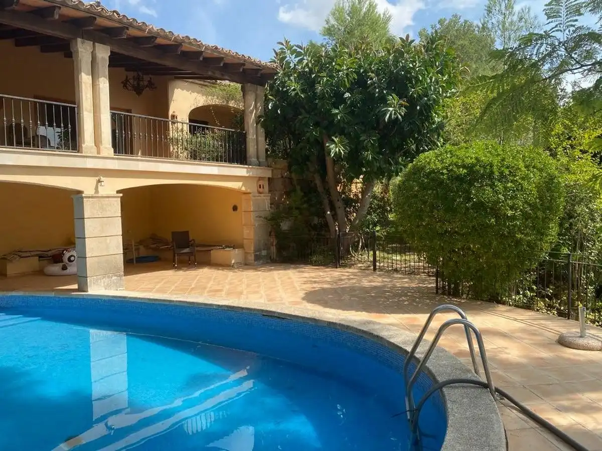 Piscina de Casa o xalet en venda en  Palma de Mallorca amb Aire condicionat, Jardí privat i Terrassa