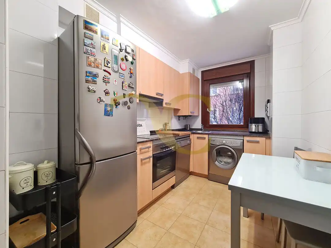 Kitchen of Flat for sale in Gijón   with Heating, Terrace and Furnished