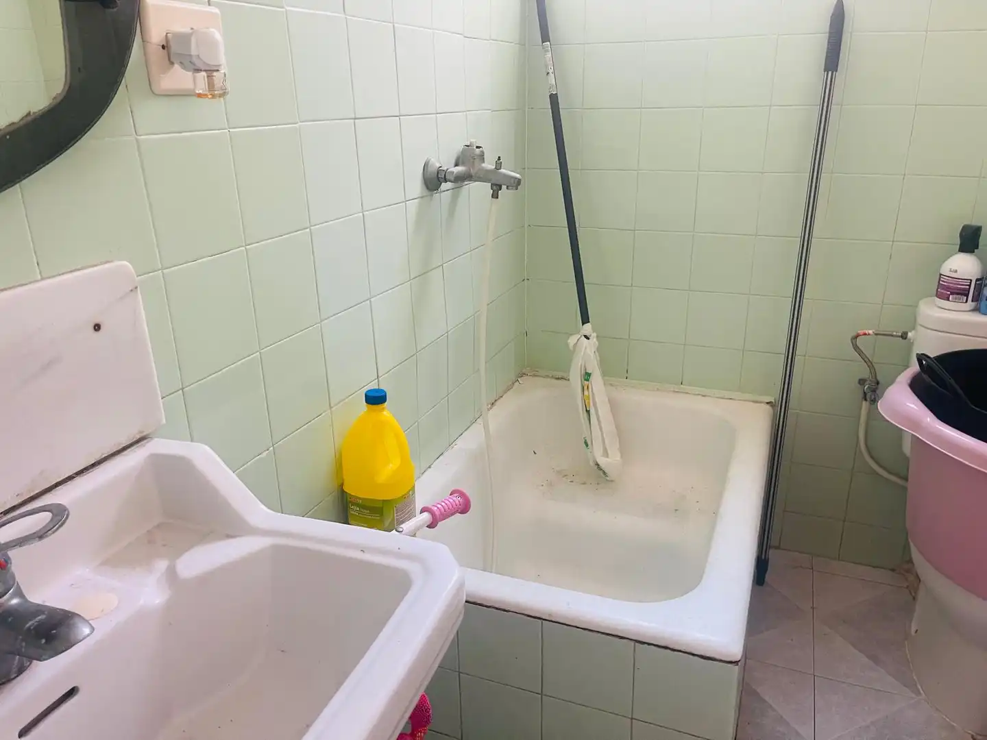 Bathroom of Flat for sale in Gandia  with Washing machine and Balcony