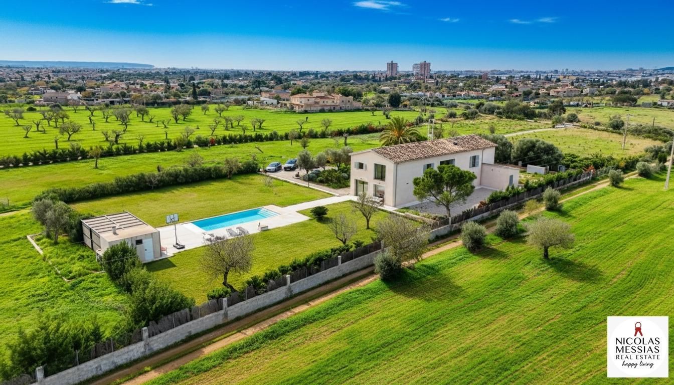 Vista exterior de Casa o xalet en venda en Marratxí amb Aire condicionat, Calefacció i Jardí privat